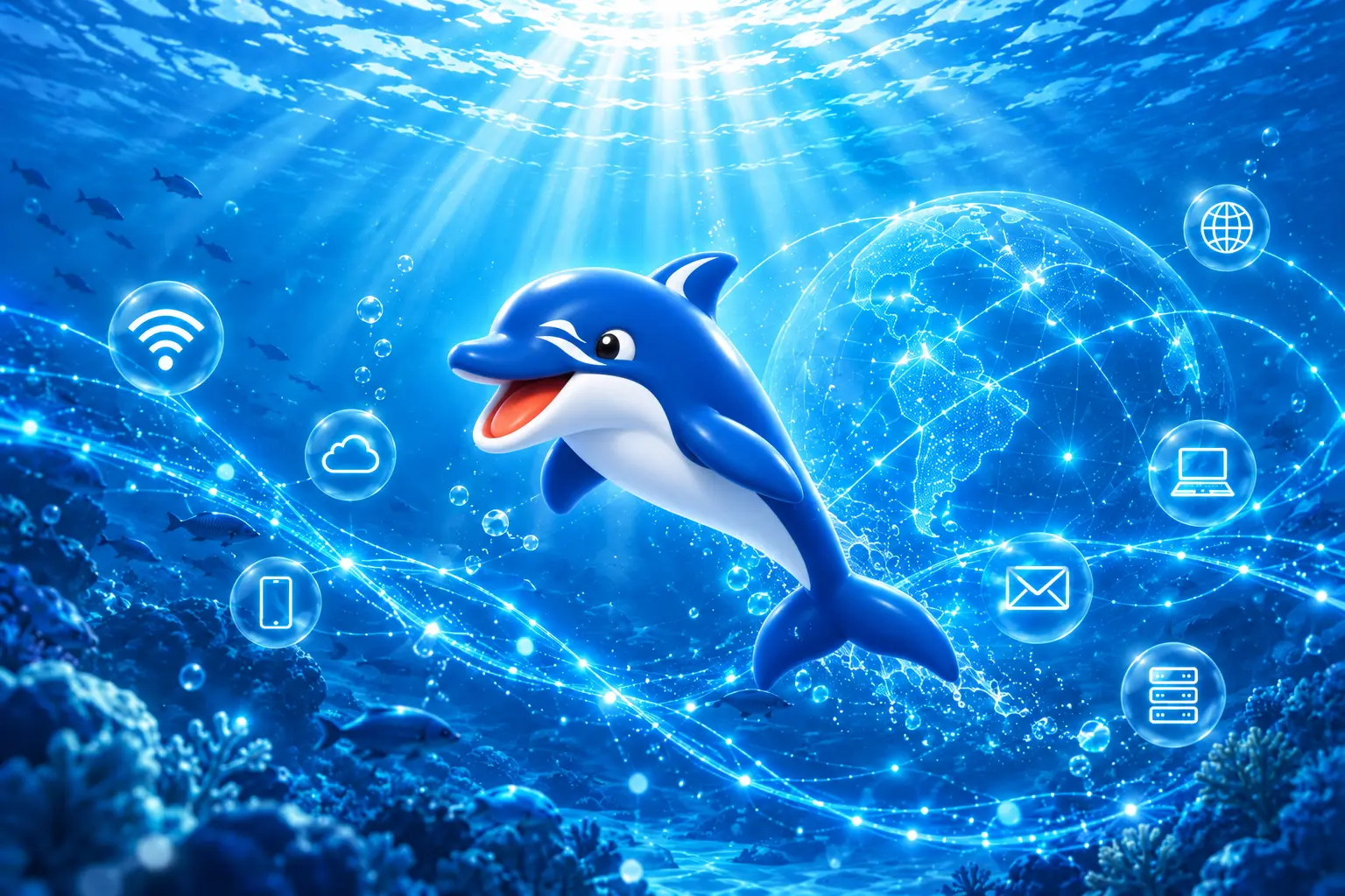 インターネットの海を泳ぐドルフィン